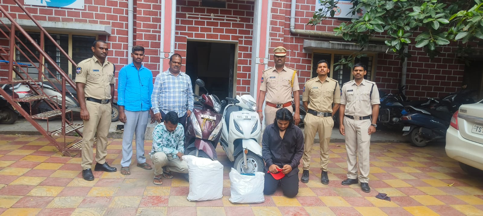 Ganja Smuggler used God's Photo, to hide 10 kg Ganja in Hyderabad,